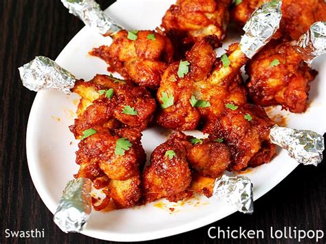 Chicken lollipop recipe | How to make chicken lollipop - Swasthi's Recipes