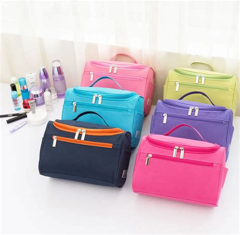 New Waterproof Hanging Makeup Bag Nylon Travel Organizer Cosmetic Bag for Women Necessaries Make ...