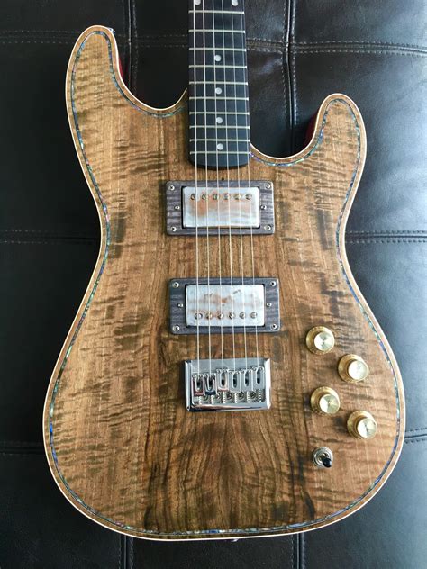 Custom Chestnut Guitar : r/guitarporn