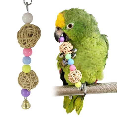 1pcs Chew Toy Forparrot Chewy Cubes Pet Bird Budgie Cockatiel Swing Toys Bite Climb Chew Toy ...