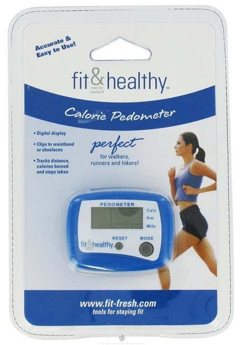 Fit & Healthy Calorie Pedometer - FREE Shipping