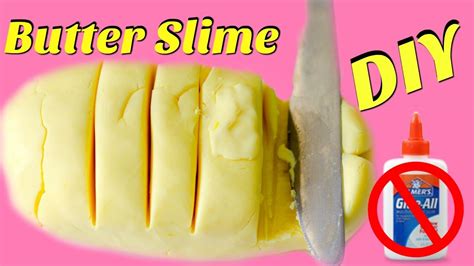 Butter Slime (Make it Monday) Making Butter Slime DIY Butter Slime No Glue - YouTube