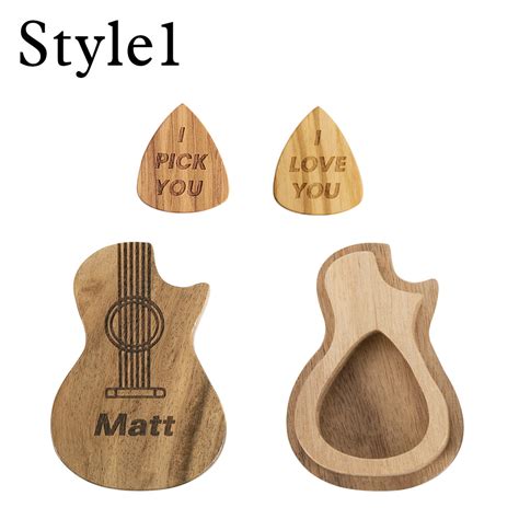 Personalized Photo/Engraving Guitar Picks With Case - GetNameNecklace