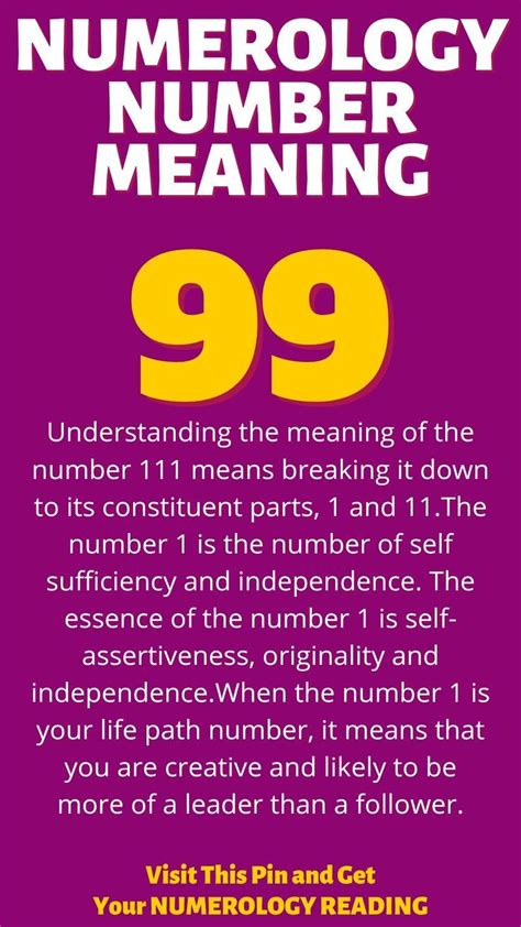 Discover the Power of Numerology with Number 99