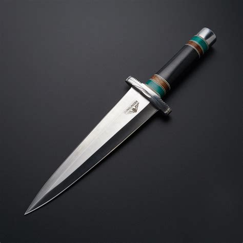 D2 Green Malachite Walnut Fighter Dagger - Gunslinger Knives - Touch of Modern