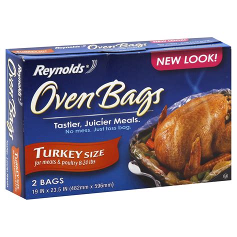 Reynolds Oven Bags, Turkey Size, 2 bags