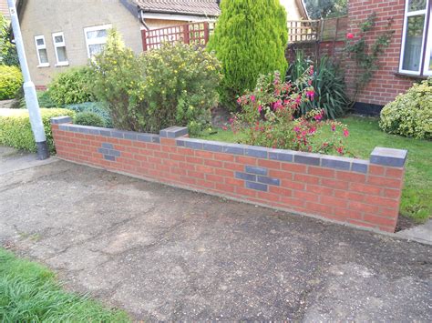 Garden wall at Wymondham, Norfolk