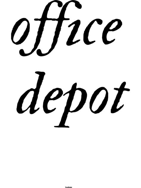 "office depot " Poster for Sale by GothicSerce | Redbubble