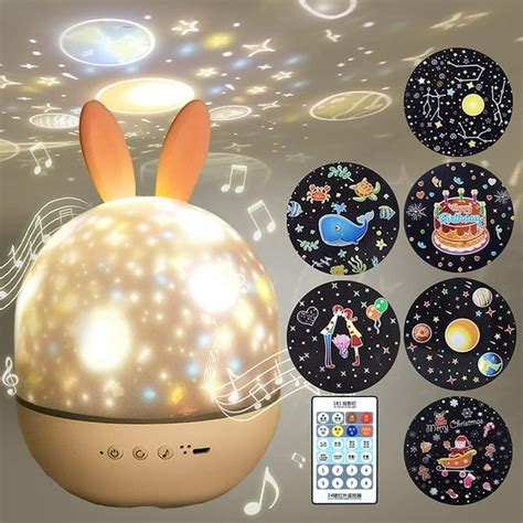 IFCOW Night Light Projector for Kids,Rotating Starry Night Light Projector with Remote Control,6 ...