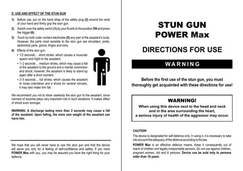 STUN GUN POWER Max