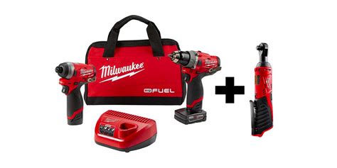 Milwaukee's 3-tool combo kit includes two batteries + more at $199 (Reg ...