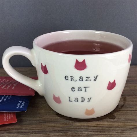 Crazy Cat Lady Mug By Gilbert And Stone Ceramics | notonthehighstreet.com