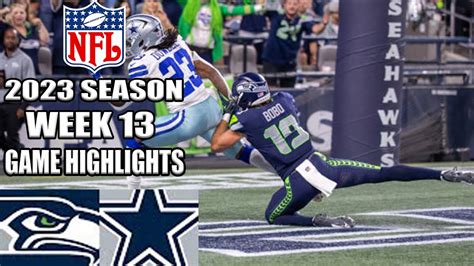 Seattle Seahawks vs Dallas Cowboys FULL GAME 3rd QTR (12/30/23) WEEK 13| NFL Highlights 2023 ...