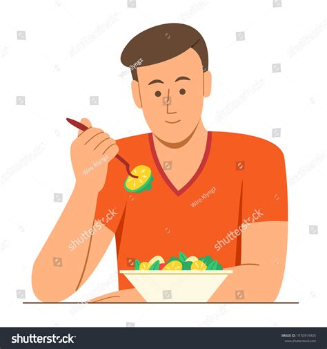 Man Eating Healthy Food: Over 14,997 Royalty-Free Licensable Stock Vectors & Vector Art ...