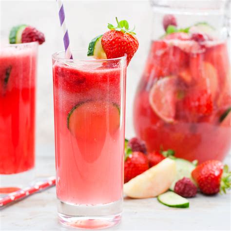 Frisky Summer Fruit Punch - a delicious fruit punch made with cucumber ...