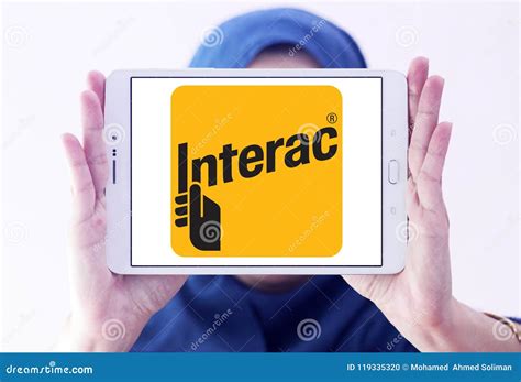 Interac Corporation logo editorial image. Image of logo - 119335320