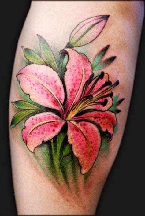 1000 ideas sobre Tatuajes De Flores Tropicales en Pinterest ... | Lily ...