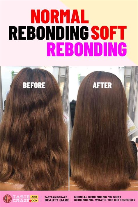 Normal rebonding vs soft rebonding. What’s the difference? Hair rebonding before and after. # ...