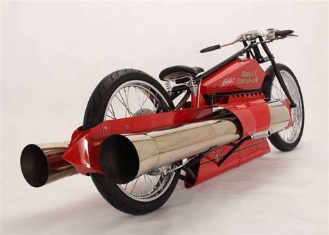 Fast is fast...: Pulse jet powered bike.