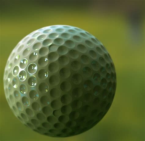 free golf ball 3d model