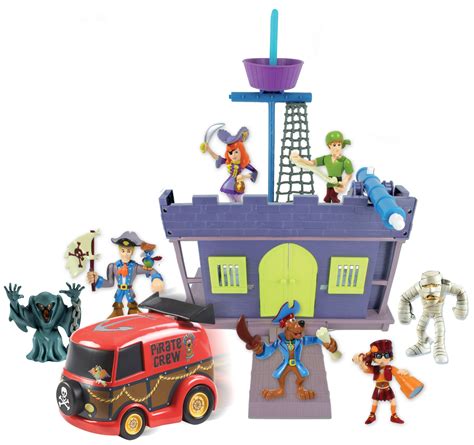 Scooby-Doo Scooby Pirate Fort and Action Figure, 5 Pack