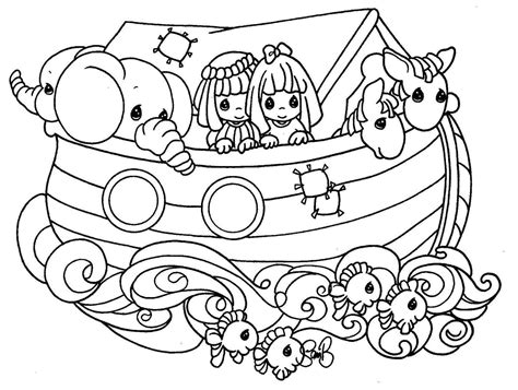 Noahs Ark Coloring Pages Printable Coloring Pages