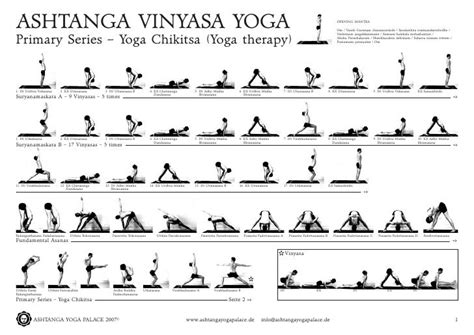 Ashtanga Vinyasa Yoga- Primera serie | Yoga, Saúde