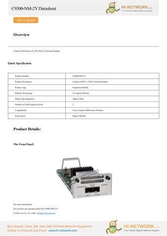 cisco-c9300-nm-2y-datasheet by Hi-Network - Issuu