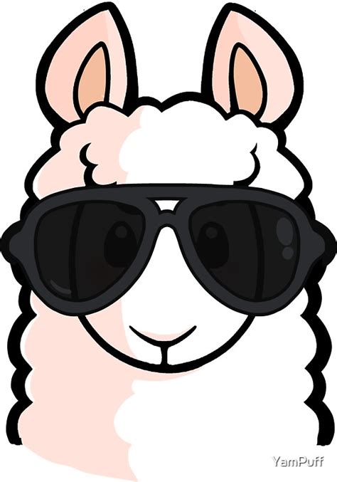 "Too Cool for You Llama" Stickers by YamPuff | Redbubble