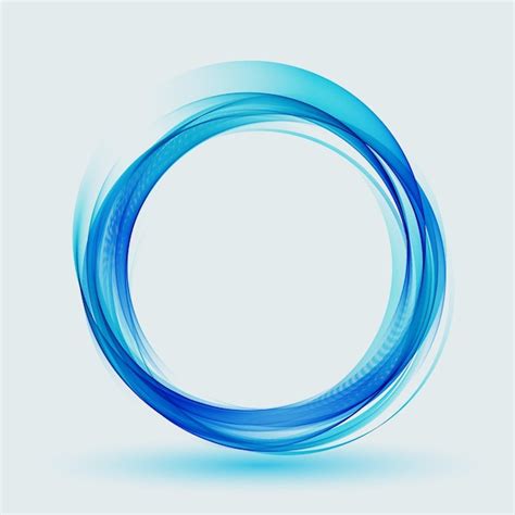 Premium Vector | Abstract vector background wavy blue circle Circle lines Blue circles Abstract ...