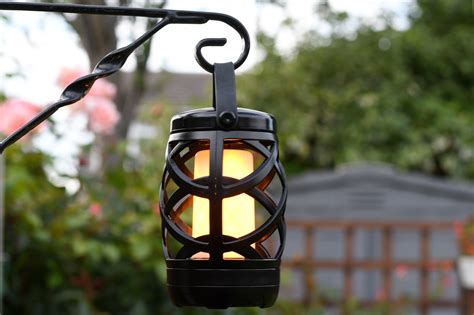 Auraglow Outdoor LED Flame Light Hanging Camping Lantern Garden Table Lamp 5060539624363 | eBay