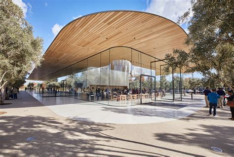 Gallery of Foster + Partner's Apple Park Visitor's Center Opens to the ...