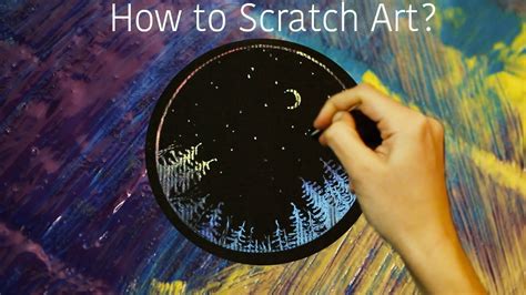 Scratch Art. How to make scratch art at home. - YouTube