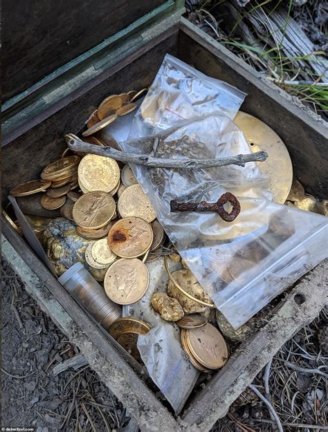 PICTURED: Forrest Fenn's $1million treasure chest after it was found by an anonymous explorer ...