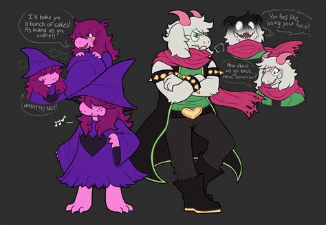 Deltaswap Ralsei and Susie, by @meow_wows : r/darksusiefanclub