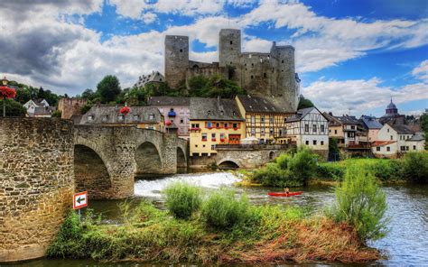 Runkel Germany Beautiful Landscape 4K Wallpaper Download | Germany ...