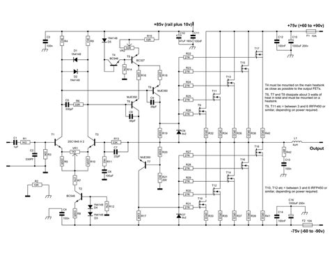 600W MOSFET Power Amplifier - Amplifier Circuit Design