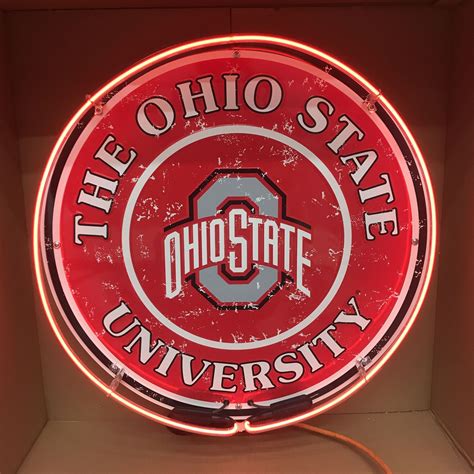 Ohio State University Neon Sign / OSU Signs / Ohio State Buckeyes / College Signs / Ohio Signs ...