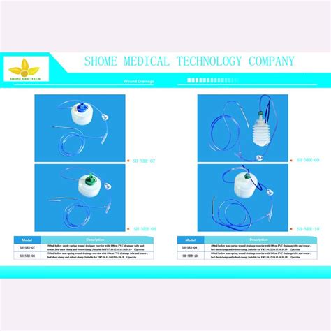 Sterilized Wound Drainage System 500 Ml Non Spring