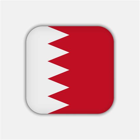 Bahrain flag, official colors. Vector illustration. 10794412 Vector Art at Vecteezy