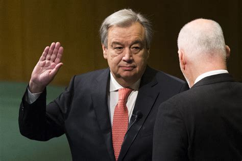 Antonio Guterres sworn in as United Nations secretary-general - CBS News