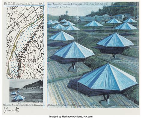 Christo | The Umbrellas (1991) | Artsy