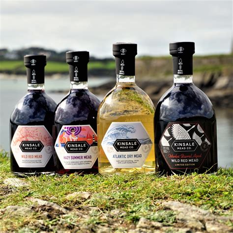 The Kinsale Mead Collection - All four current bottles of Irish mead