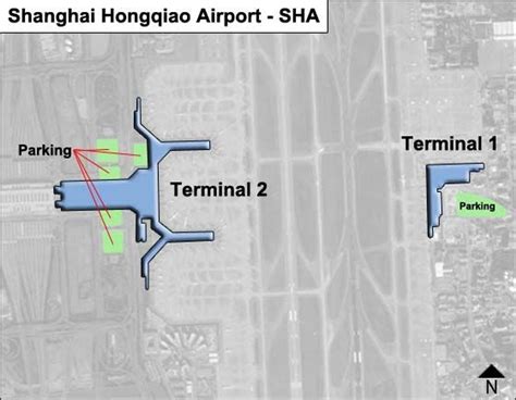 Shanghai Hongqiao Airport SHA Terminal 1 Map