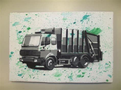 Trash Truck Stencil by ThisUllysses on DeviantArt