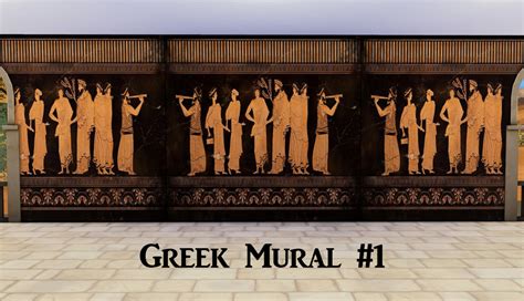 TS4: Ancient Greece Murals | History Lover's Sims Blog