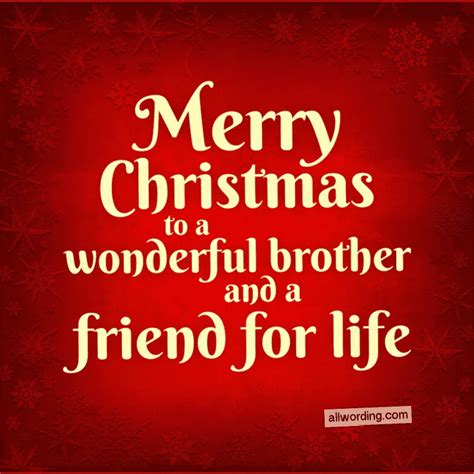 A Sparkling Collection of Christmas Wishes For a Brother » AllWording.com