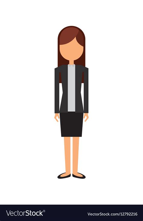 Business woman icon Royalty Free Vector Image - VectorStock