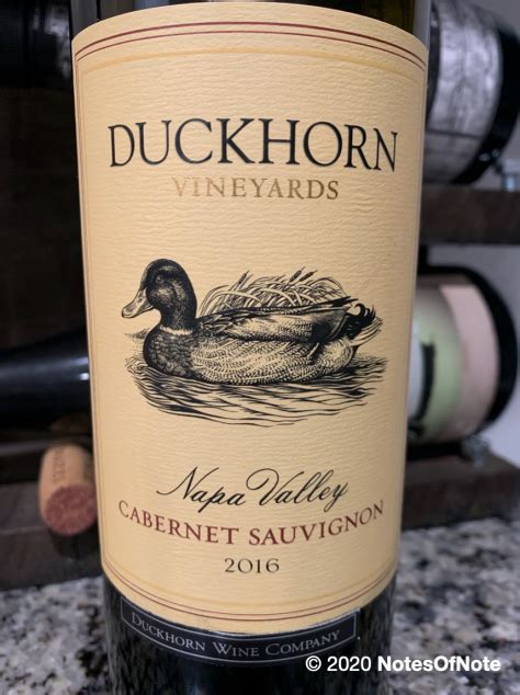 2016 Duckhorn Cabernet Sauvignon,Duckhorn Wine Company | NotesOfNote