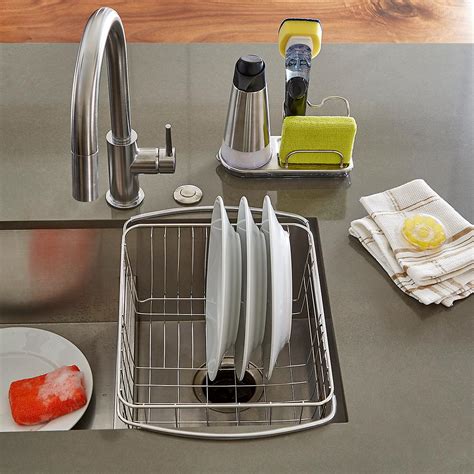 OXO Stainless Steel Sink Organizer | The Container Store